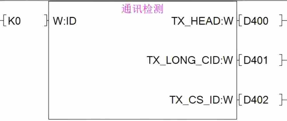 库函数--通讯检测